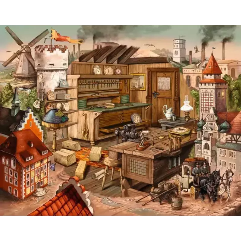 Puzle Ravensburger 17447 — 919 piezas, 640 mm de ancho, edad recomendada 14+