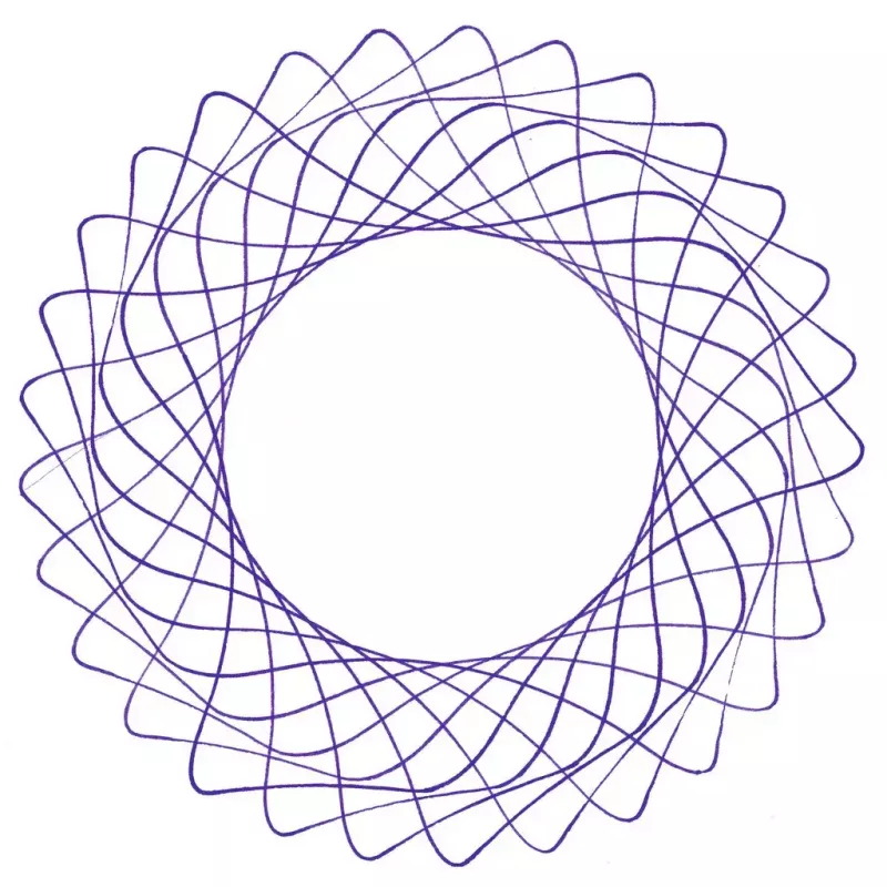 Spirograph infantil Ravensburger 297740 con plantilla y 2 rotuladores, multicolor, para niños a partir de 6 años