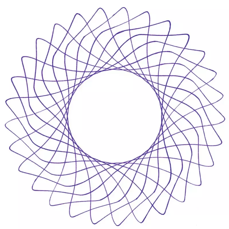 Spirograph infantil Ravensburger 297740 con plantilla y 2 rotuladores, multicolor, para niños a partir de 6 años