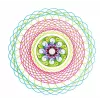 Spirograph infantil Ravensburger 297740 con plantilla y 2 rotuladores, multicolor, para niños a partir de 6 años