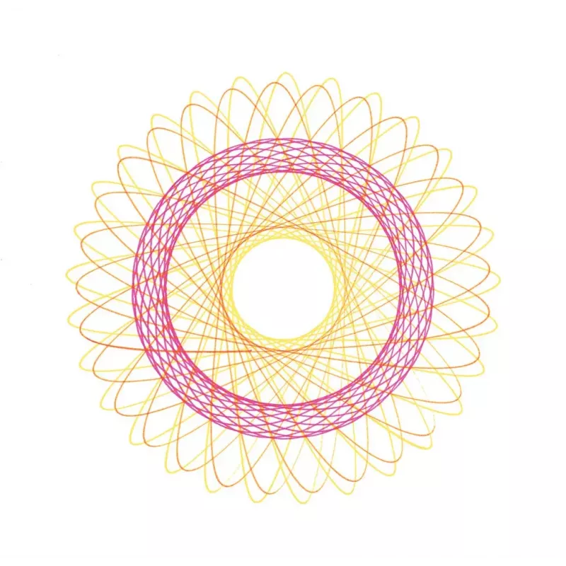 Spirograph infantil Ravensburger 297740 con plantilla y 2 rotuladores, multicolor, para niños a partir de 6 años