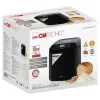 Máquina de pan CLATRONIC BBA 3774 550W – molde de 3 l, hasta 1,5 kg de pan, 12 programas, temporizador LCD