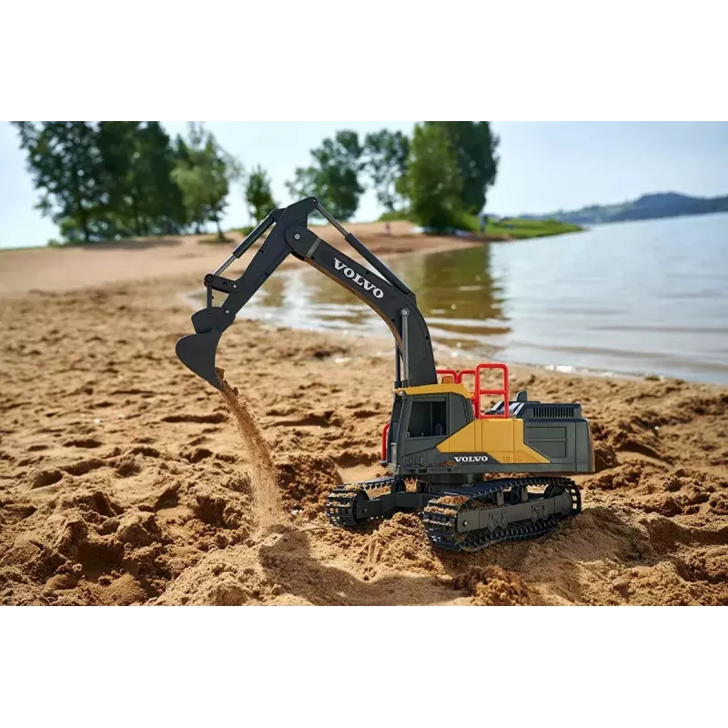 Excavadora RC Dickie Volvo Mining 2,4 GHz maqueta de obra teledirigida