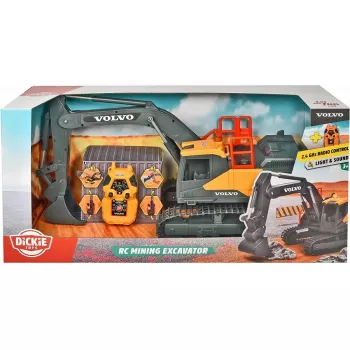 Excavadora RC Dickie Volvo Mining 2,4 GHz maqueta de obra teledirigida