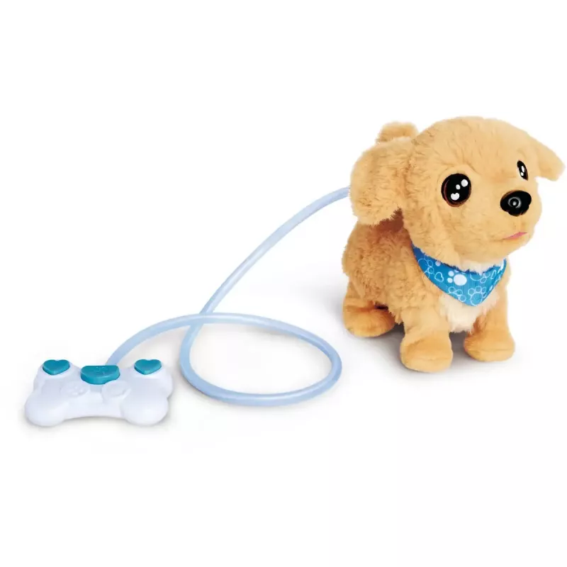 Peluche Simba ChiChi LOVE Loomy Golden Retriever, 20 cm, beige y rosa