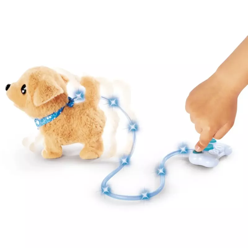 Peluche Simba ChiChi LOVE Loomy Golden Retriever, 20 cm, beige y rosa