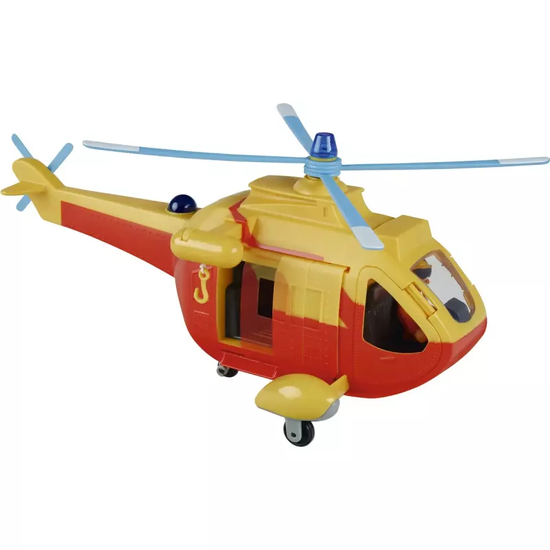 Helicóptero de juguete Simba-Dickie Bombero Sam Wallaby 2 Update – set de vehículo de juego