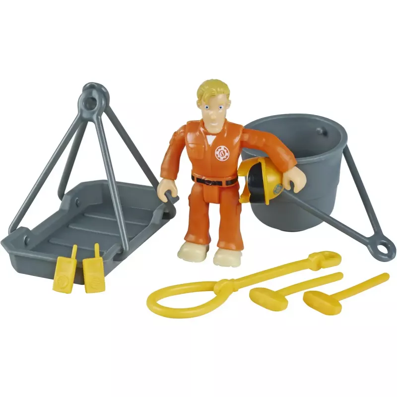 Helicóptero de juguete Simba-Dickie Bombero Sam Wallaby 2 Update – set de vehículo de juego