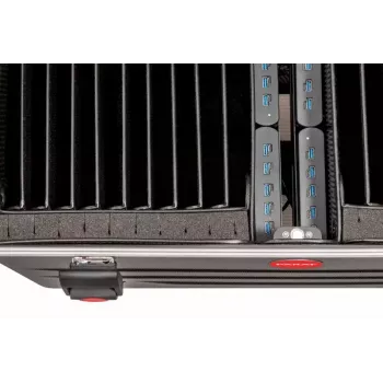 Carro de gestión de dispositivos portátil Parat 20872015116 negro de suelo para portátiles y tablets