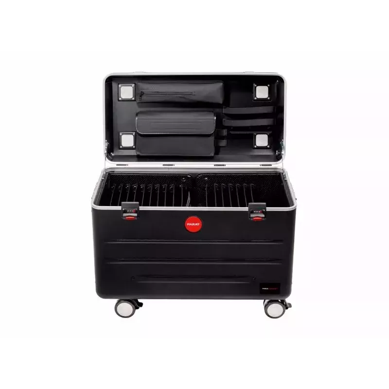 Carro de gestión de dispositivos portátil Parat 20872015116 negro de suelo para portátiles y tablets