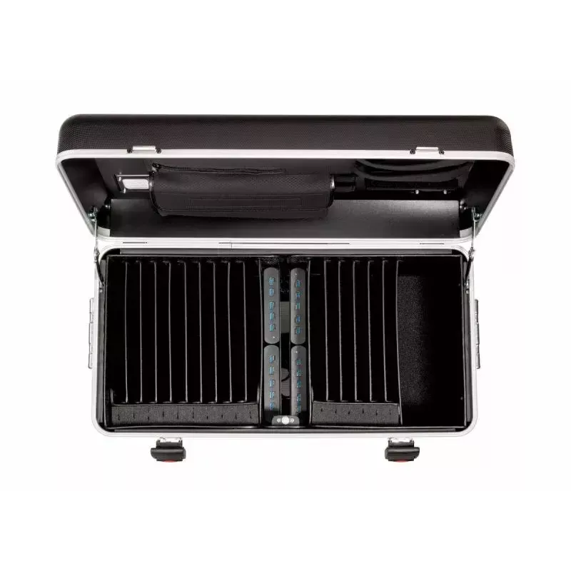 Carro de gestión de dispositivos portátil Parat 20872015116 negro de suelo para portátiles y tablets