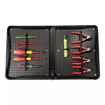Estuche de juego de herramientas Parat 5650020061 negro piel sintética