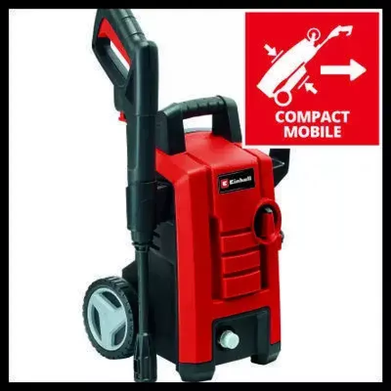 Hidrolimpiadora EINHELL TC-HP 130 vertical eléctrica, 130 bar, 390 l/h, manguera de 5 m