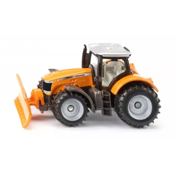 Siku Massey Ferguson con hoja niveladora modelo de tractor premontado
