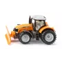 Siku Massey Ferguson con hoja niveladora modelo de tractor premontado