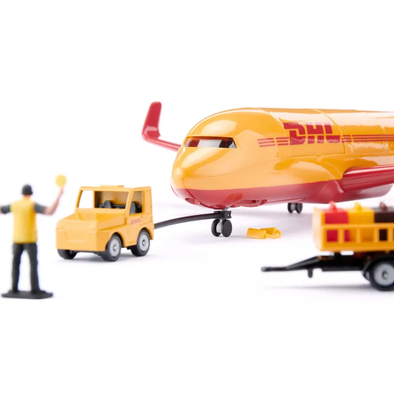 Siku avión de carga DHL con accesorios premontado
