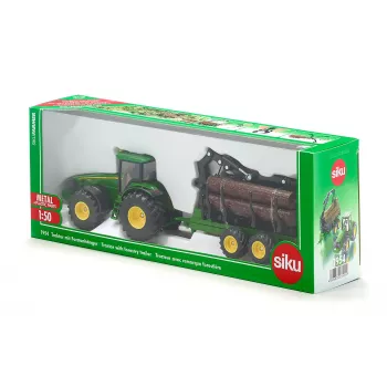 Juguete tractor Siku 1954 — juguete de metal y plástico, marrón/verde, edad 3+