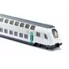 Tren Siku RATP de dos pisos metal plástico negro azul gris