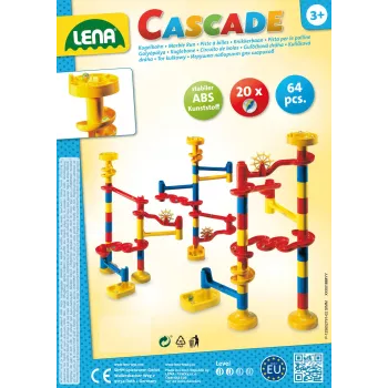Lena Cascade Knikkerbaan juguete de motricidad KIGA