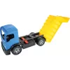 Camión Lena GIGA TRUCKS volquete azul rojo surtido