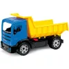 Camión Lena GIGA TRUCKS volquete azul rojo surtido