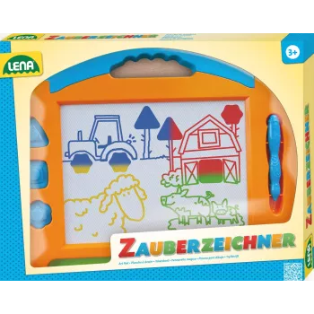 Pizarra de dibujo magnética para niños Simm Spielwaren Colour magic drawing board big
