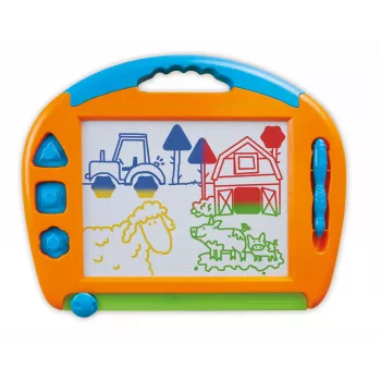 Pizarra de dibujo magnética para niños Simm Spielwaren Colour magic drawing board big