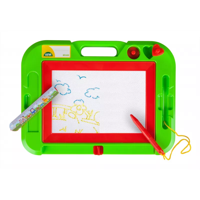 Pizarra magnética para niños Simm Spielwaren Colour magic pizarra pequeña