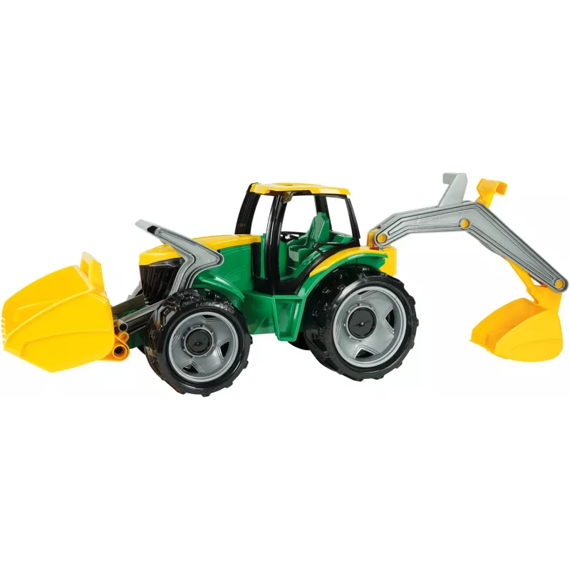 Tractor Lena GIGA TRUCKS ZL-02080 con cargador frontal y excavadora