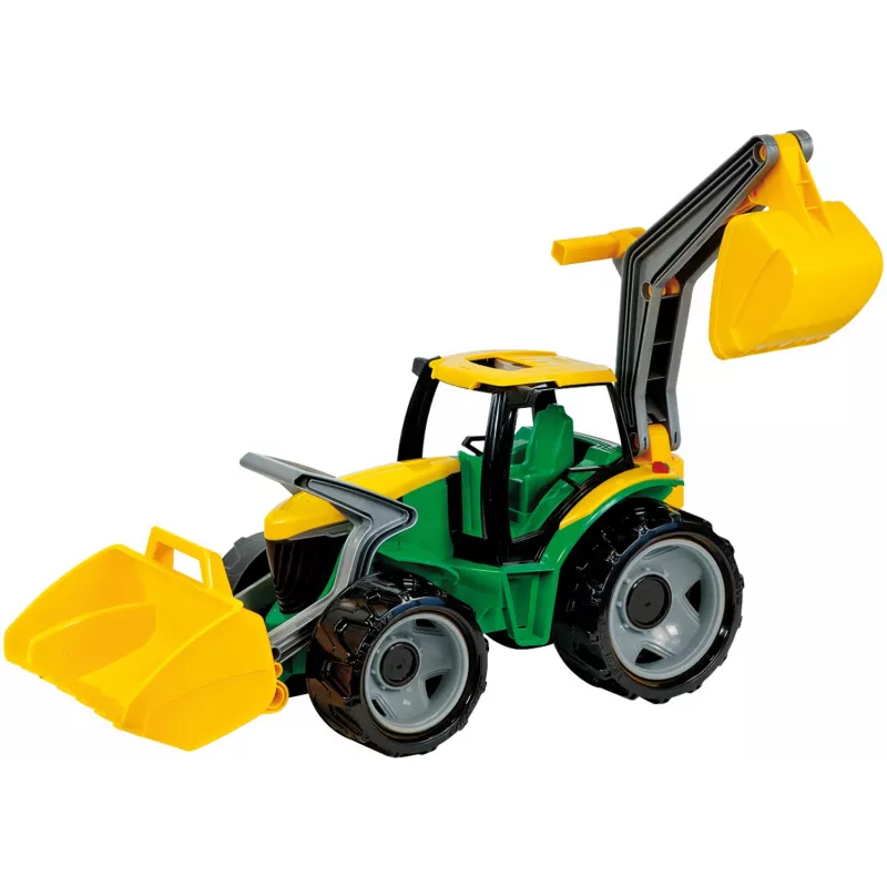 Tractor Lena GIGA TRUCKS ZL-02080 con cargador frontal y excavadora