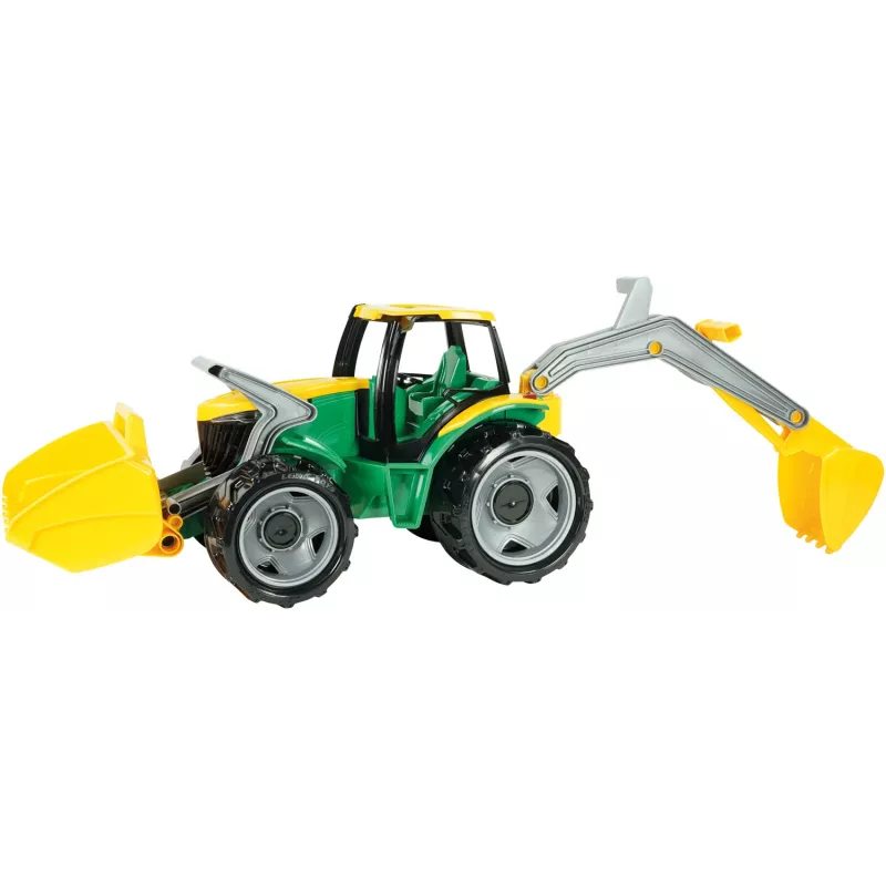 Tractor Lena GIGA TRUCKS ZL-02080 con cargador frontal y excavadora