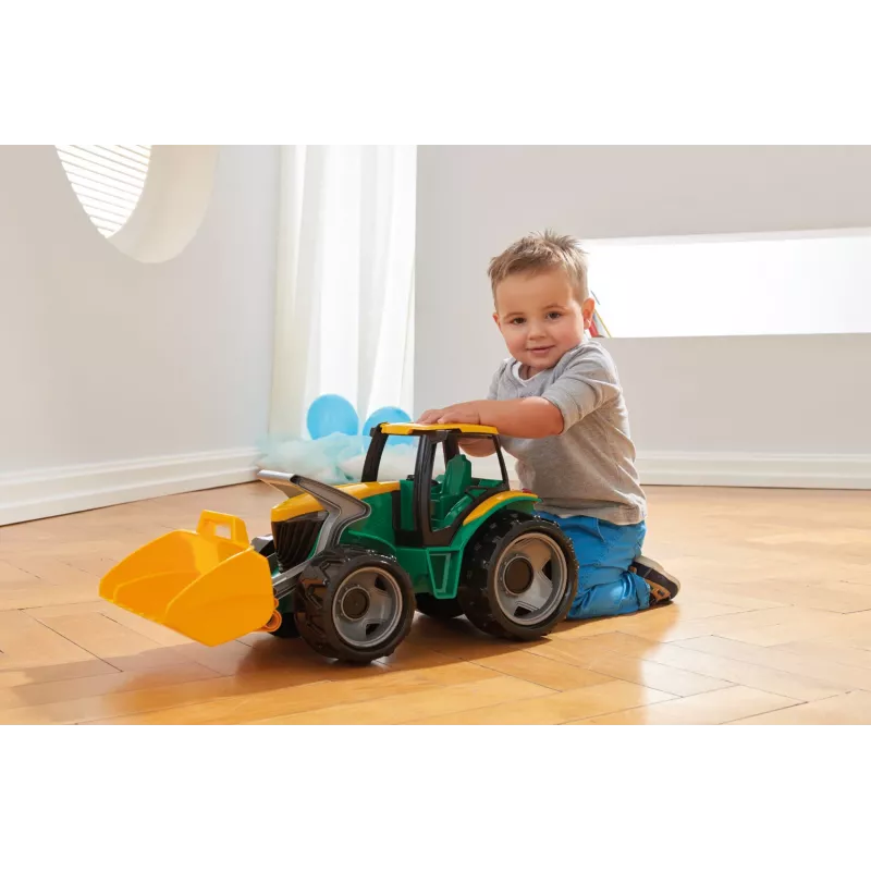 Tractor Lena GIGA TRUCKS ZL-02080 con cargador frontal y excavadora