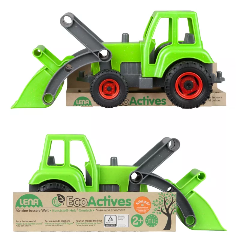 Tractor Lena EcoActives 04213 multicolor plástico madera 2+