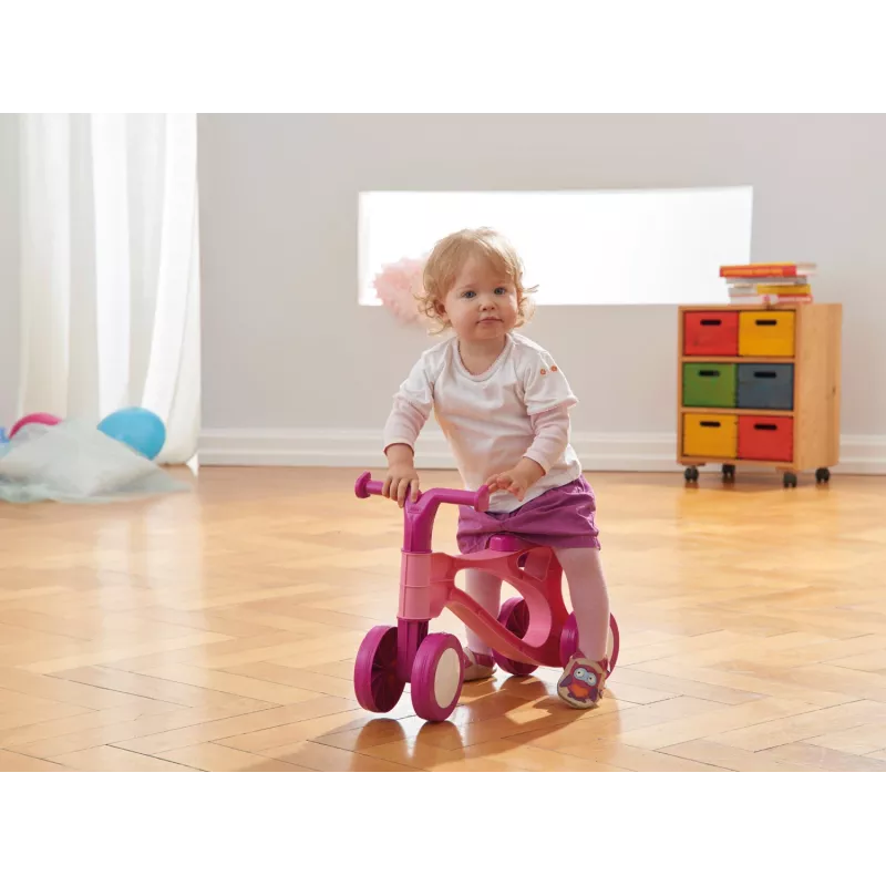Patinete de cuatro ruedas Lena My First Scooter rosa