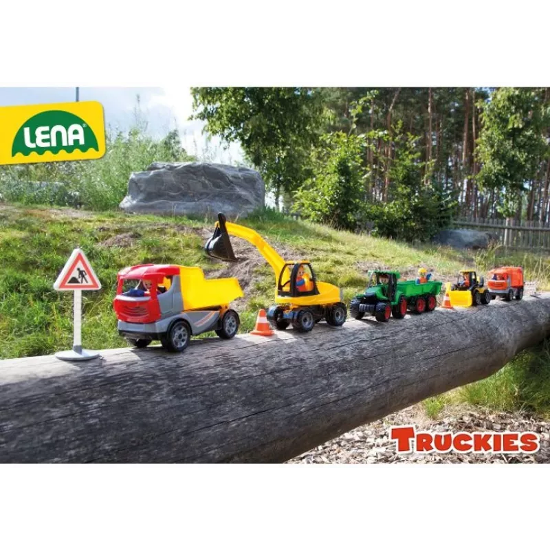 Lena Truckies camión de basura, camión, 2 año(s), plástico, gris, naranja