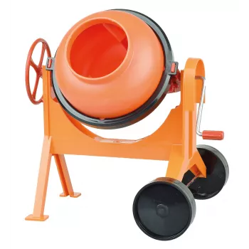 Hormigonera Lena, 3 años, acrilonitrilo butadieno estireno (ABS), negro, naranja