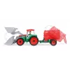 Tractor de juguete con remolque de heno Lena Truxx 04428 envase abierto – set de juego de plástico