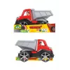 Volquete Lena TRUXX 29 cm goma acero gris rojo