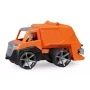 Camión de basura Lena TRUXX SM04534 goma acero naranja 2+ años