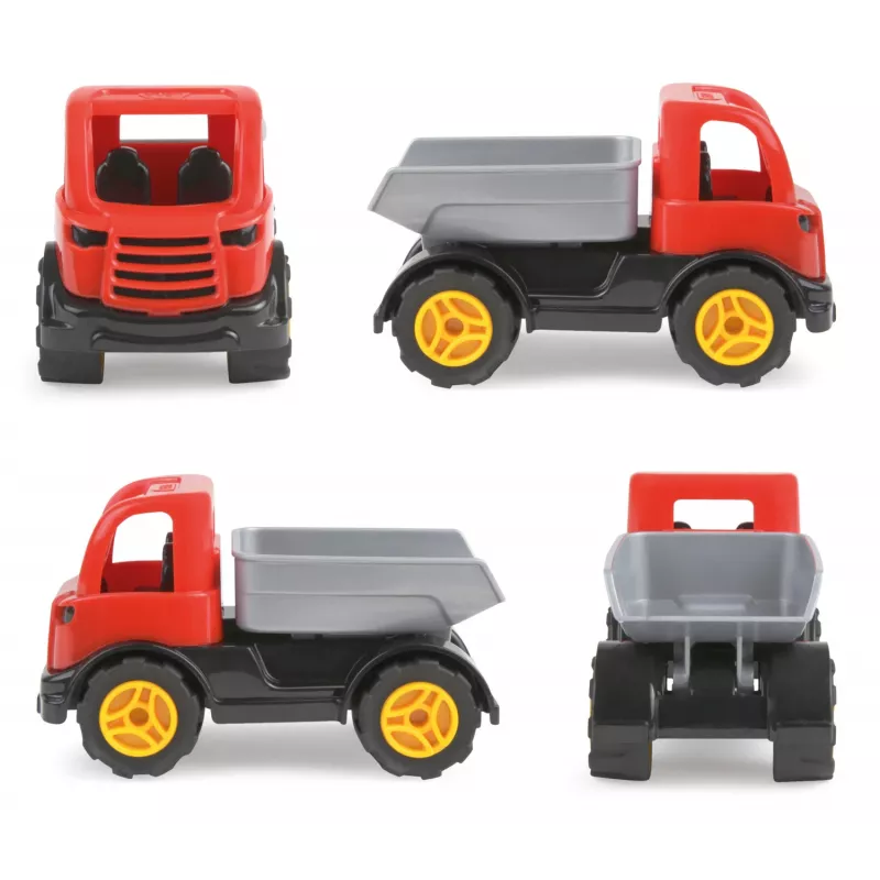 Volquete de juguete Lena 01260 – construcción robusta, diseño multicolor, vehículo de juguete infantil