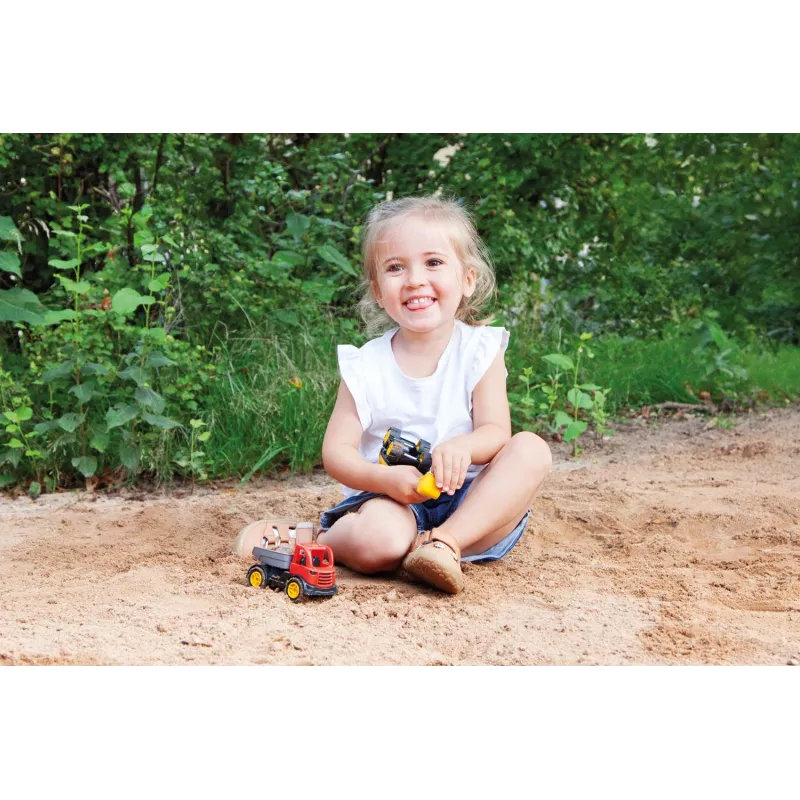 Volquete de juguete Lena 01260 – construcción robusta, diseño multicolor, vehículo de juguete infantil