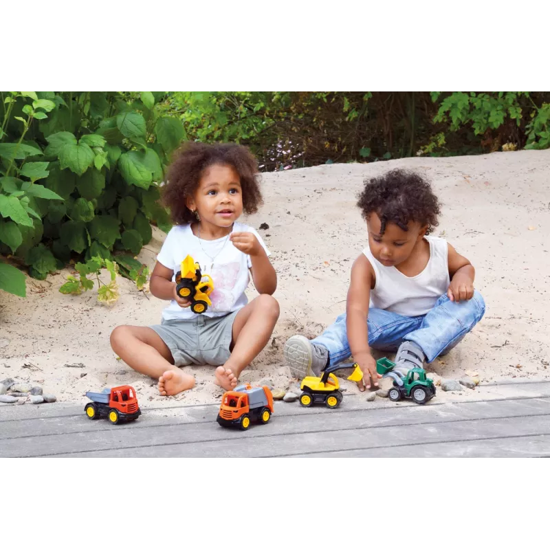 Volquete de juguete Lena 01260 – construcción robusta, diseño multicolor, vehículo de juguete infantil