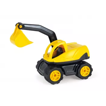 Excavadora de juguete caja Lena 01261 – set de construcción infantil, modelo de plástico