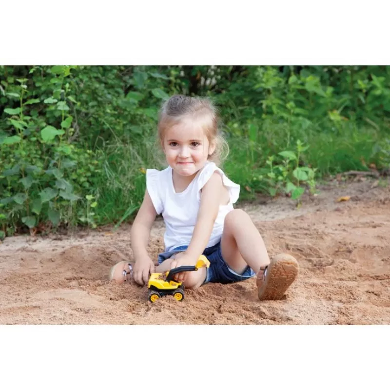 Excavadora de juguete caja Lena 01261 – set de construcción infantil, modelo de plástico