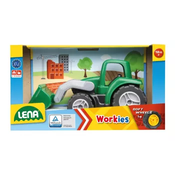 LENA Workies 01263 tractor de juguete con pala