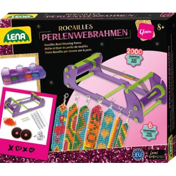 Bastidor de abalorios Lena 42722 Rocailles – bastidor de tejido ligero con altura ajustable