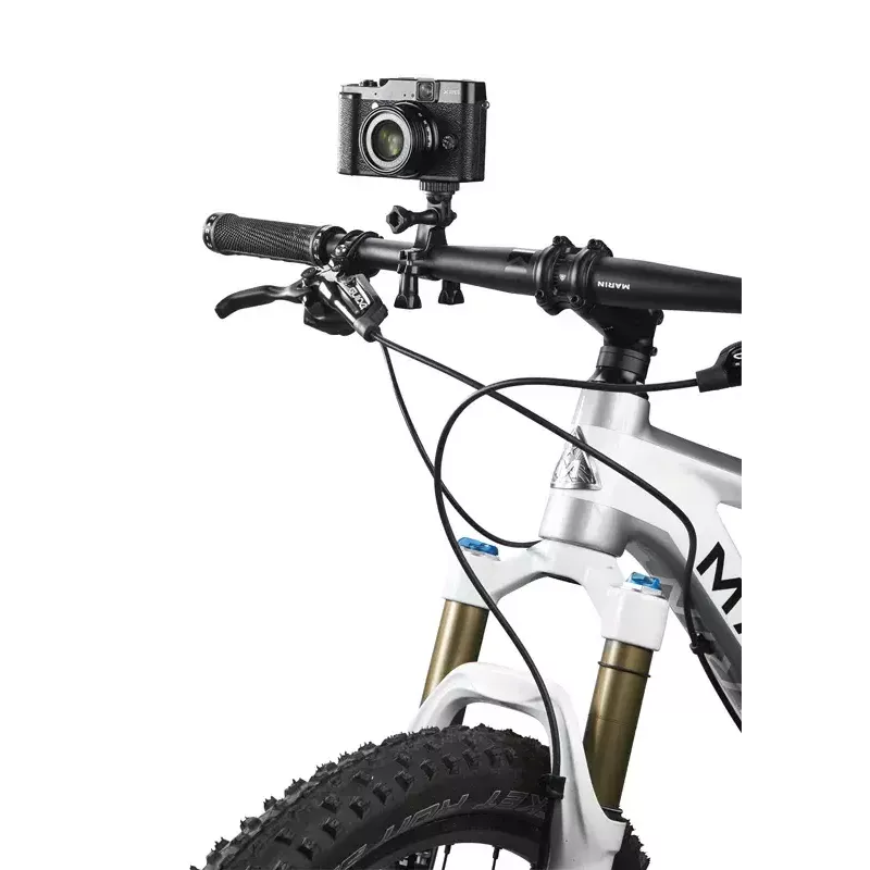 Cullmann Cross CX126 negro rosca de 1/4 de pulgada compatible con GoPro