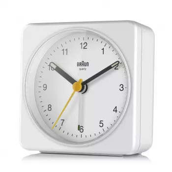 Despertador de cuarzo Braun BC03W blanco