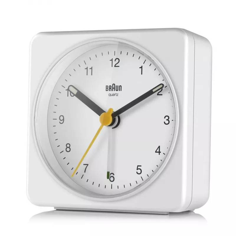Despertador de cuarzo Braun BC03W blanco