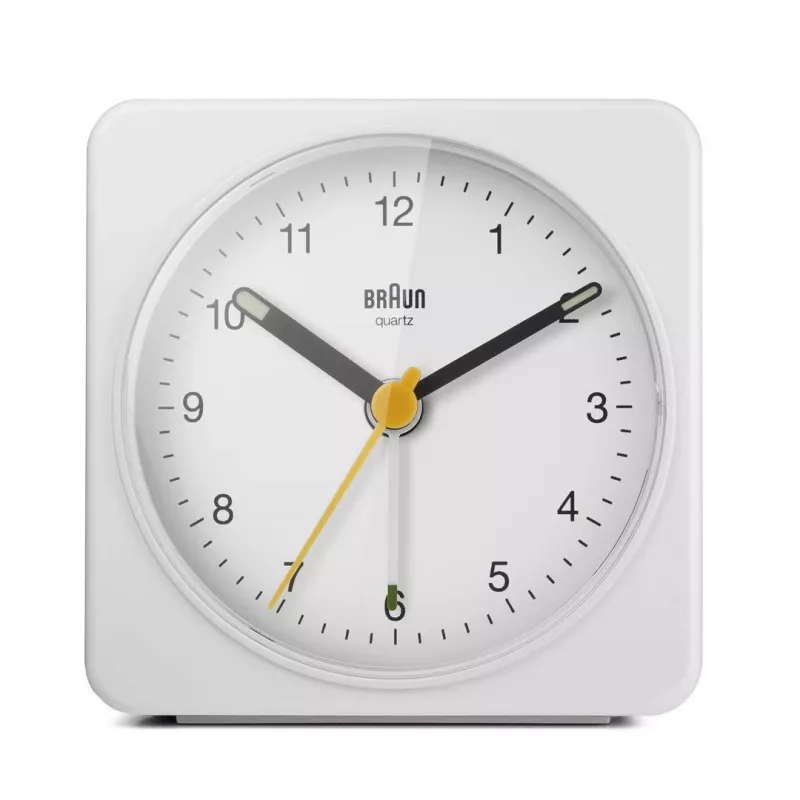 Despertador de cuarzo Braun BC03W blanco